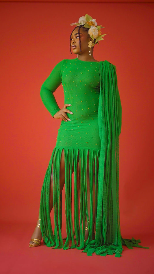 The Amara Dress - Verdant
