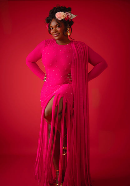 The Amara Dress - Rose