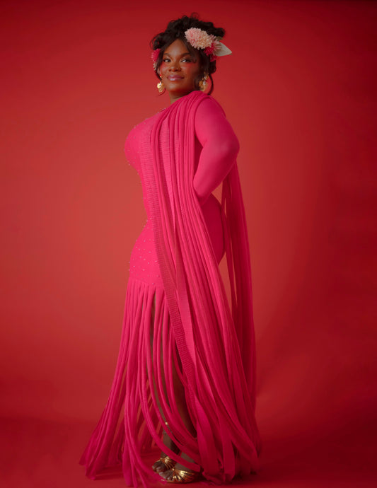 The Amara Dress - Rose