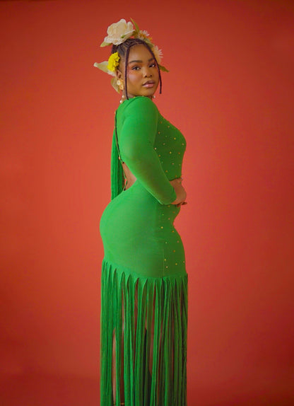 The Amara Dress - Verdant